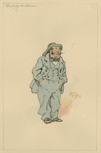 Der faule Herr, ca. 1920er von Joseph Clayton Clarke